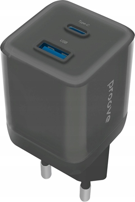Picture of Inteligentne Gniazdko Sieciowe Wtyczka 30W USB-A + USB-C QC3.0 PD3.0 PROOVE / WCPU30111201 / Czarny