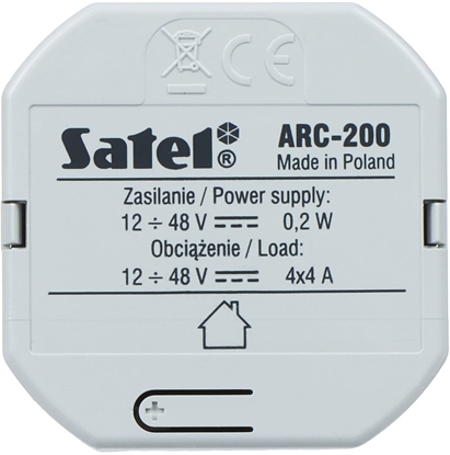 Изображение INTELIGENTNY STEROWNIK OWIETLENIA LED ARC-200 BE WAVE 12 ... 48 V DC SATEL