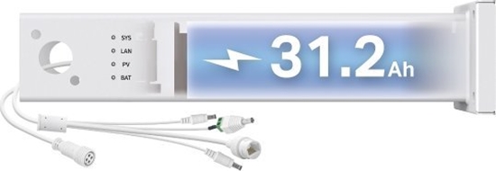 Picture of Intelligent Power Supply System Without Solar PanelSpec:30Ah/3*12VDC Output Battery, More than 500 cycles, Charging Condition:-20?~45?(With intelligent auxiliary heat), Discharging Condition:  -30?~60? (With intelligent auxiliary heat), 1*10/100Mbps