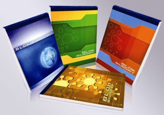 Picture of Interdruk Blok biurowy, notatnik w kratk A4 100 kartek (18K006D)