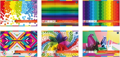 Изображение Interdruk Blok techniczny A4 10k mix kolorów