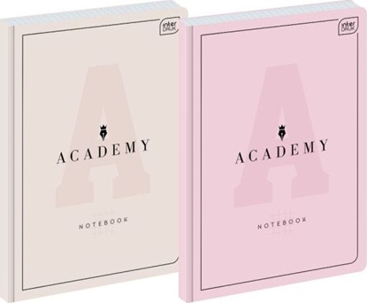 Изображение Interdruk Brulion A4 96k. INTETRDRUK 90g Academy pastel, kratka Interdruk