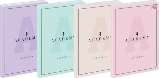 Picture of Interdruk Brulion B5 128k. INTETRDRUK 90g Academy pastel, kratka Interdruk