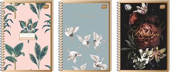 Picture of Interdruk Koozeszyt A4/50K kratka Satin Gold (10szt)