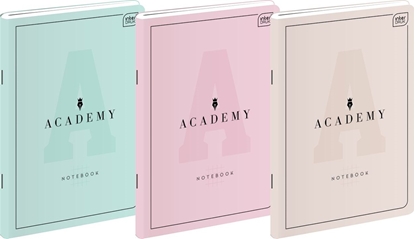 Picture of Interdruk Zeszyt A4 60k. INTERDRUK 90g Academy pastel, kratka Interdruk