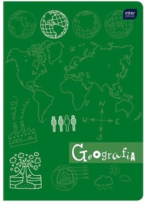 Picture of Interdruk Zeszyt A5 60k kratka geografia HYBRID FSC