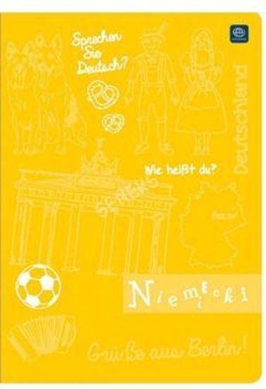 Picture of Interdruk Zeszyt A5 Kratka Hybrid J. Niemiecki 60k 10 szt