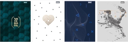 Attēls no Interdruk Zeszyt A5/60K kratka Calm (5szt)