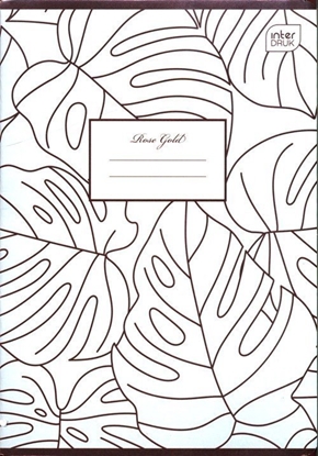 Attēls no Interdruk Zeszyt A5/60K kratka Metallic Rose Gold (10szt)