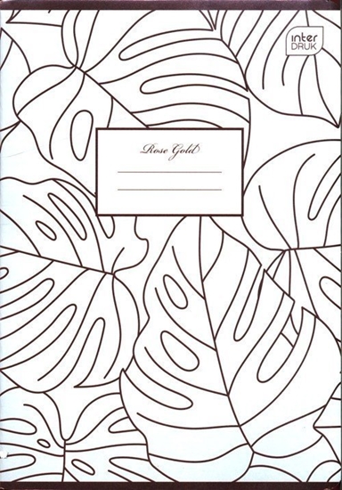 Picture of Interdruk Zeszyt A5/60K kratka Metallic Rose Gold (10szt)