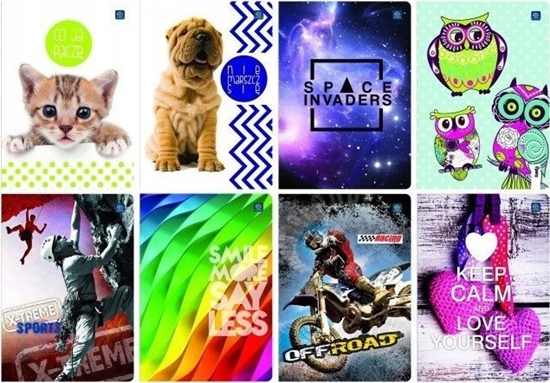 Picture of Interdruk Zeszyt Interdruk One Color A5/96k kratka