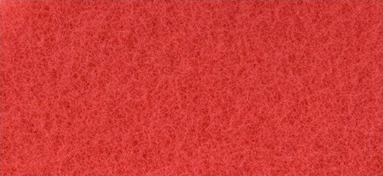 Изображение Intermop Fibratesco - Pad rczny czerwony do codziennego mycia - 25 x 11,5 cm