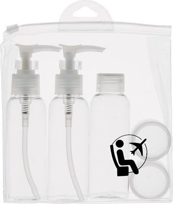 Изображение Inter-Vion Kit podróny zestaw pojemników na kosmetyki 5szt. (3489431112105)