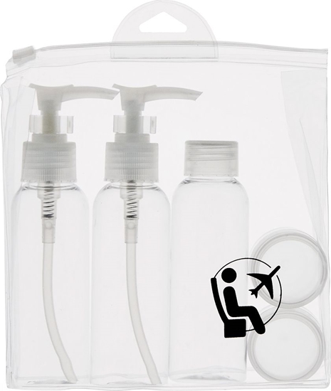 Изображение Inter-Vion Kit podróny zestaw pojemników na kosmetyki 5szt. (3489431112105)