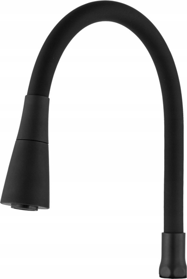 Picture of Invena Dwufunkcyjna elastyczna wylewka do baterii PLUS, czarny