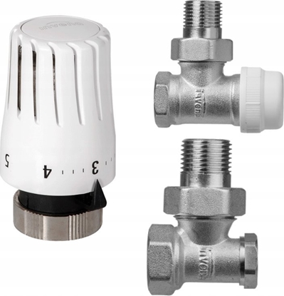 Attēls no Invena KPL TERMOSTATYCZNY KATOWY Z NAST.WSTEPNA GLOWICA MINI 2 PROV [1]