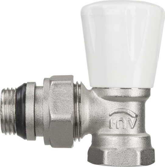 Изображение Invena Zawór grzejnikowy zasilajcy prosty 1/2" do rur stalowych (CZ-60-K15)