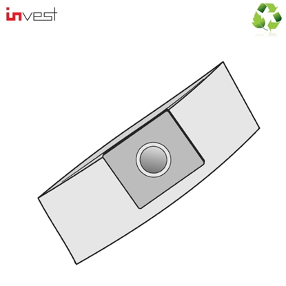 Picture of Invest Eco Paper Vacuum Cleaner bags AEG / DE LONGHI / ELECTROLUX / HYUNDAI / PHILIPS (5pcs.)