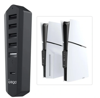 Picture of iPega P5S003 USB / USB-C HUB for Sony PS5 Slim Pro Game Controller