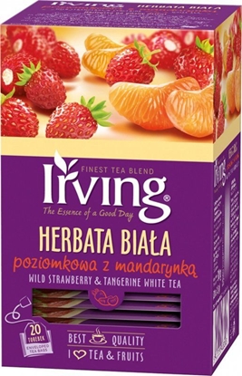 Изображение Irving HERBATA BIAA POZIOMKOWA Z MANDARYNK 20 KOP. 48353825