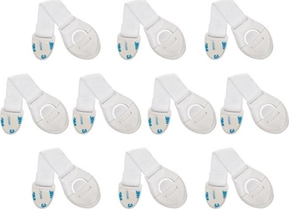 Picture of Iso Trade Zabezpieczenie - blokada do szafek 10szt. biay