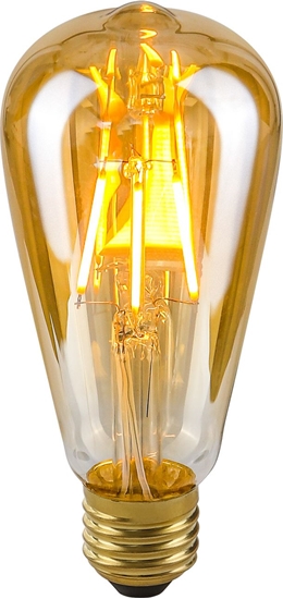 Picture of Italux Bursztynowa arówka edison E27 4W ciepa Italux LED LDS-ST64-A