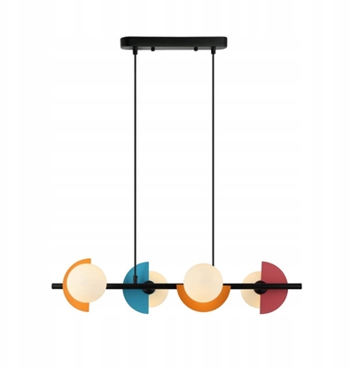 Attēls no Lampa wiszca Italux Nauti PND-37482-4-MLTI lampa wiszca zwis 4x25W G9 multikolor/biaa