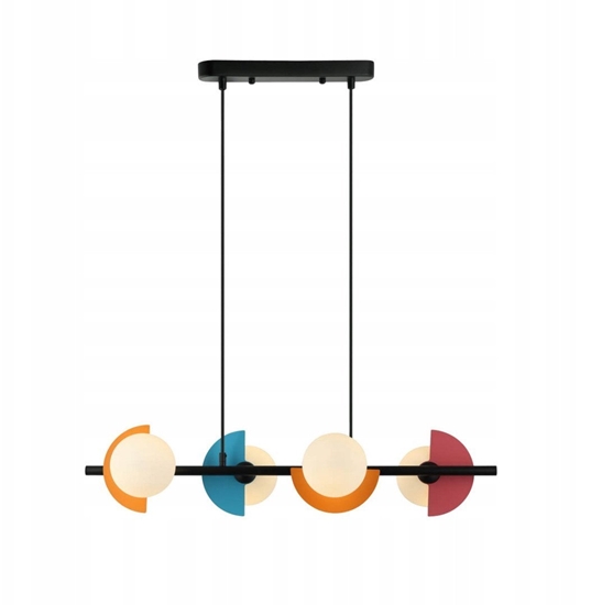 Picture of Lampa wiszca Italux Nauti PND-37482-4-MLTI lampa wiszca zwis 4x25W G9 multikolor/biaa