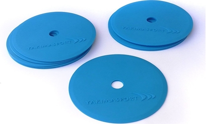 Attēls no YakimaSport Znaczniki pola paskie (maty znakujce) - zestaw 10 szt. niebieskie