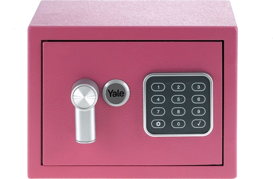 Picture of Yale Yale Mini Electronic Safe Pink Sejf podstawowy YSV mini róowy