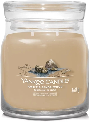Attēls no YANKEE CANDLE_wieca zapachowa Amber & Sandalwood 368g
