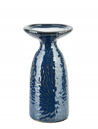 Picture of YARINE BLUE wiecznik 11x10x20cm