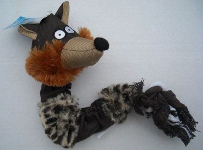 Attēls no Yarro International ZABAWKA SZNUROWA - Lis ze sznurem bawenianym 38cm