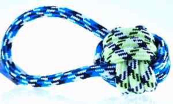 Изображение Yarro International ZABAWKA SZNUROWA - Pika ze sznura bawenianego z uchwytem 22cm