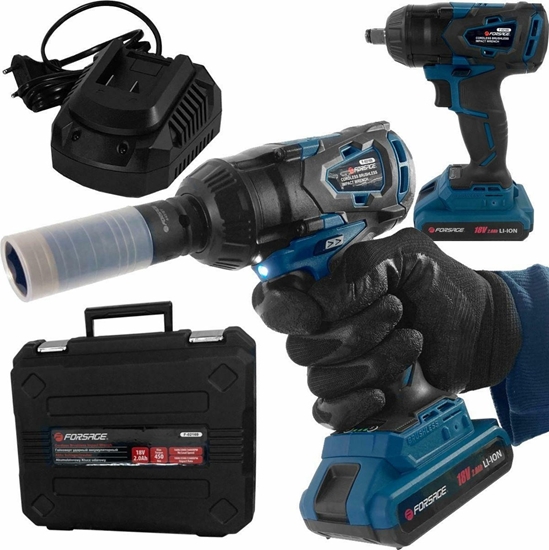 Picture of Yato FORSAGE KLUCZ UDAROWY 18V LI-ION 1/2" 1x2,0Ah 450Nm /WALIZKA