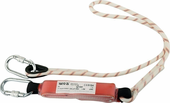 Picture of Yato AMORTYZATOR Linka z 2 karabinkami 1.5M