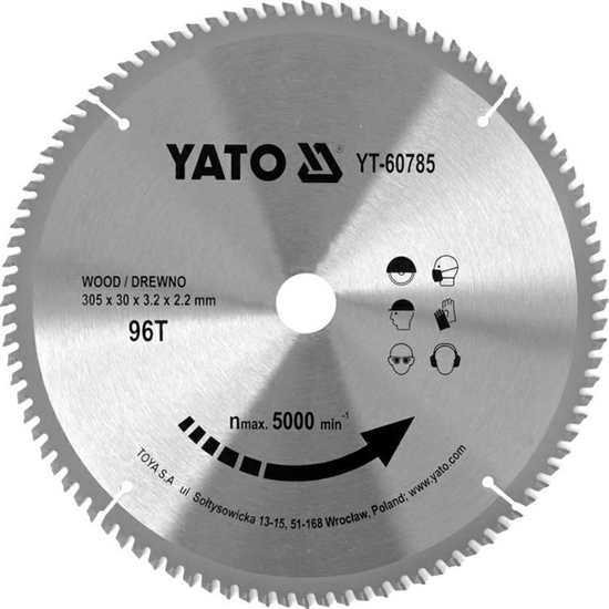 Изображение Yato YATO PIA TARCZ.WID. 305*96*30 60785 YT-60785