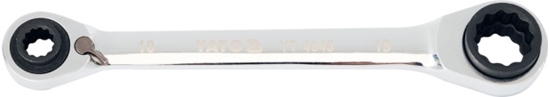 Picture of Yato Klucz oczkowy z grzechotk 10 x 13 x 17 x 19mm (YT-4945)