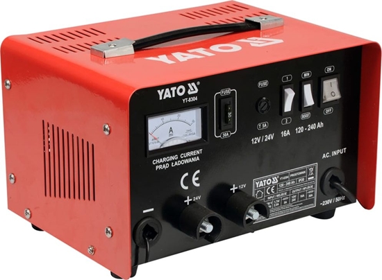 Picture of Yato Prostownik 12/24V 16A 240Ah z rozruchem 20A (YT-8304)