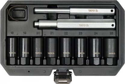 Picture of Yato ZESTAW NASADEK DO WYKRCANIA RUB ZABEZPIECZAJCYCH 10 CZ. (1 KPL)