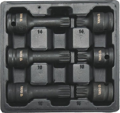 Picture of Yato Zestaw udarowych kluczy 1/2" (YT-10652)