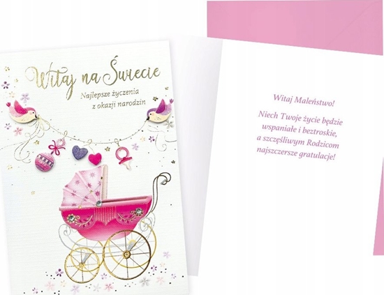 Picture of Yeku Karnet B6 Narodziny (dziewczynka)