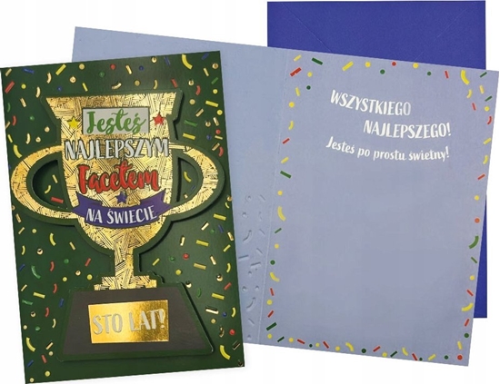 Picture of Yeku Karnet B6 Urodziny (mskie, puchar)