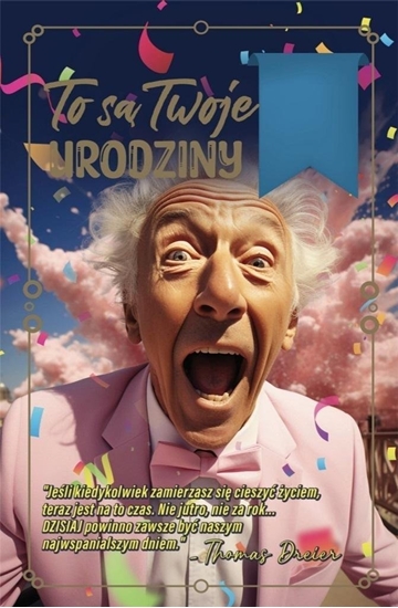 Picture of Yeku Karnet Urodzinowy z wymiennymi cyframi