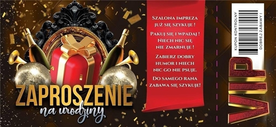 Picture of Yeku Zaproszenie Urodziny (10szt)