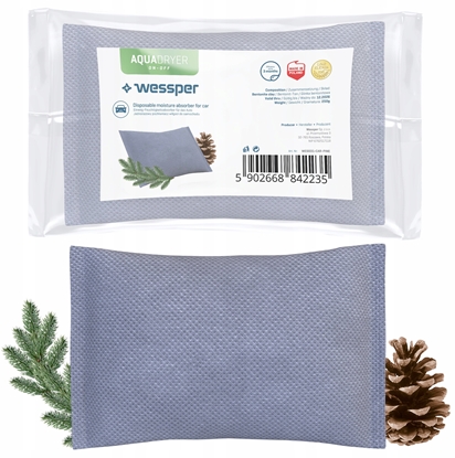 Attēls no Jednorazowy pochaniacz wilgoci do auta Wessper Aquadryer One - Off Sosna (WES031-CAR-PINE)