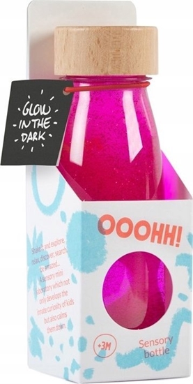 Picture of Jellystone Designs Petit Boum, Butelka sensoryczna FLOAT NEON róowa