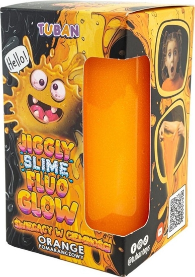 Picture of Jiggly Slime Fluo Glow pomaraczowy