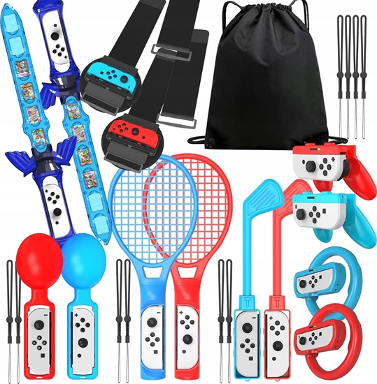 Picture of JYS Zestaw 15w1 Akcesoria Uchwyty Mocowania Sport Nintendo Switch / Switch Oled / Ns253