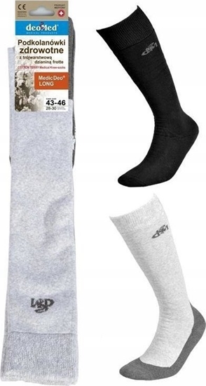 Изображение JJW Podkolanówki MEDIC DEO LONG czarny 41-43 *)
